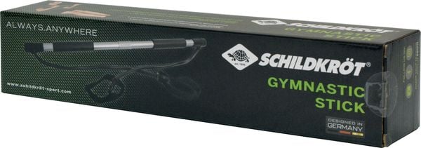 GYMNASTIC STICK (Alu, silver) incl. 2 Linear Expander