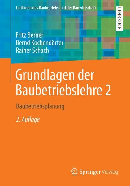 Produktbild: Grundlagen der Baubetriebslehre 2