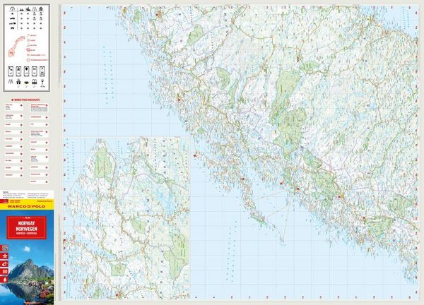 Produktbild: MARCO POLO Reisekarte Norwegen 1:900.000