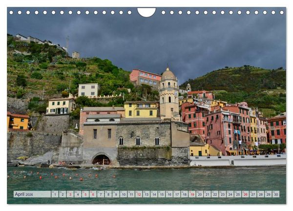 Produktbild: SCHMUCKST&Uuml;CKE der CINQUE TERRE (Wandkalender 2026 DIN A4 quer), CALVENDO Monatskalender