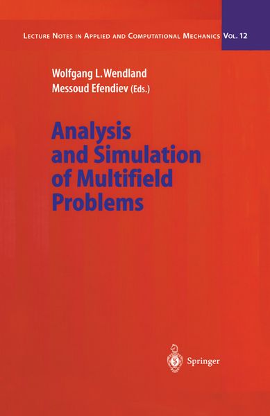 Produktbild: Analysis and Simulation of Multifield Problems