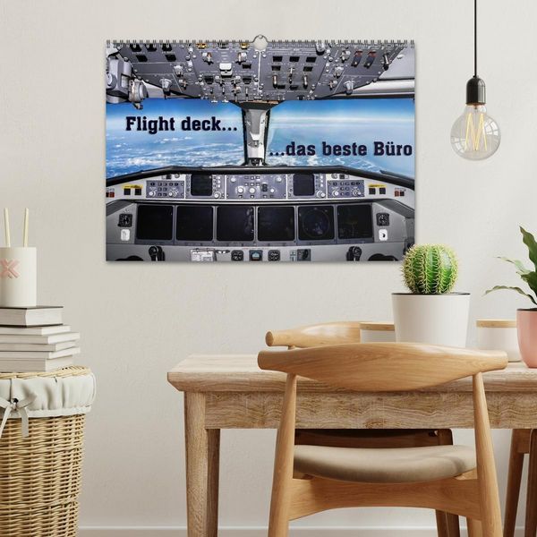 Produktbild: Flight deck - das beste B&uuml;ro (Wandkalender 2026 DIN A3 quer), CALVENDO Monatskalender