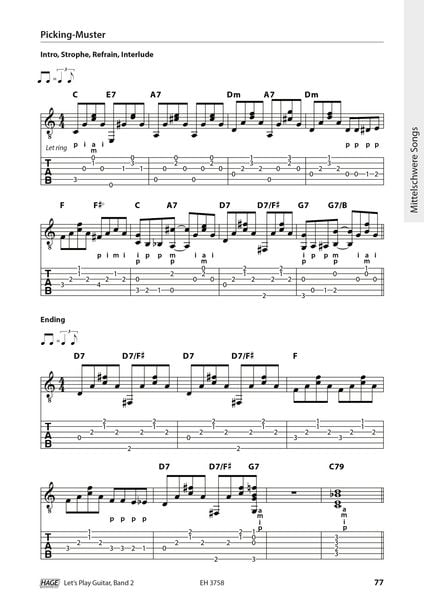 Produktbild: Let's Play Guitar - Band 2 mit 2 CDs und QR-Codes