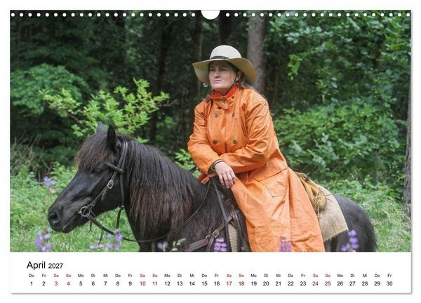 Produktbild: Getragen von Pferden, geformt vom Land - COWBOYS und Cowgirls (Wandkalender 2027 DIN A3 quer), CALVENDO Monatskalender