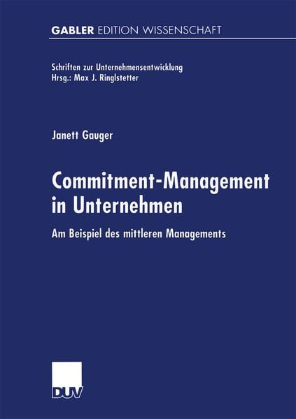 Produktbild: Commitment-Management in Unternehmen