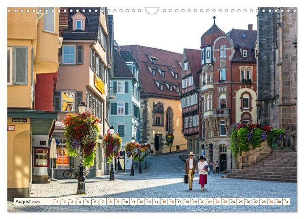 Produktbild: T&uuml;bingen - Schw&auml;bische Perle am Neckar (Wandkalender 2026 DIN A3 quer), CALVENDO Monatskalender