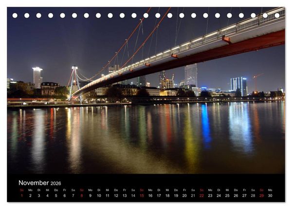 Produktbild: Frankfurt am Main (Tischkalender 2026 DIN A5 quer), CALVENDO Monatskalender