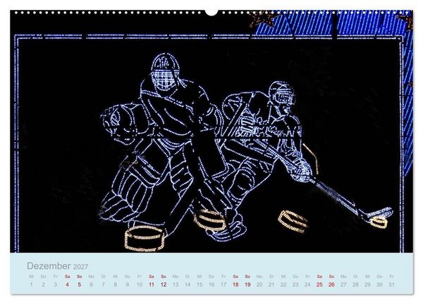 Produktbild: Eishockey! Schneller, h&auml;rter, das Powergame! (Wandkalender 2027 DIN A2 quer), CALVENDO Monatskalender