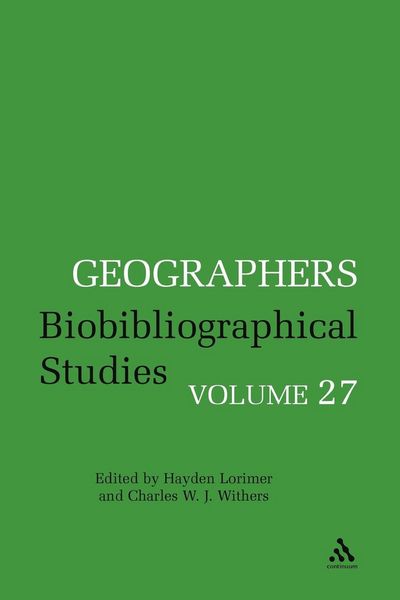 Produktbild: Geographers Volume 27