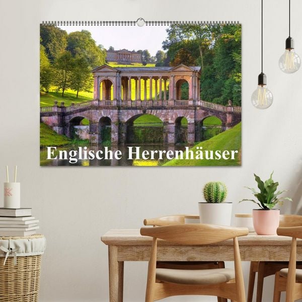 Produktbild: Englische Herrenh&auml;user (Wandkalender 2026 DIN A2 quer), CALVENDO Monatskalender