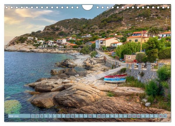 Produktbild: Trauminsel Elba: Mediterranes Paradies f&uuml;r Romantiker (Wandkalender 2026 DIN A4 quer), CALVENDO Monatskalender