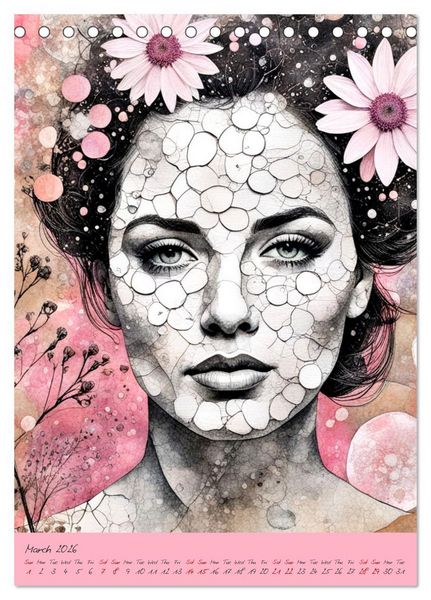 Produktbild: A woman's view (Desk Calendar 2026 DIN A5 portrait), CALVENDO 12 Month DeskCalendar