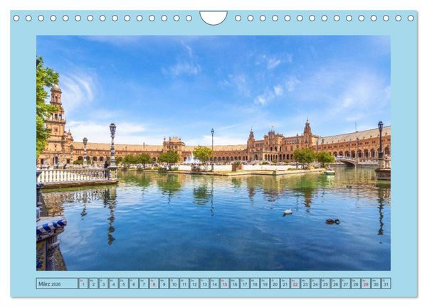 Produktbild: Ein Herz f&uuml;r Sevilla (Wandkalender 2026 DIN A4 quer), CALVENDO Monatskalender