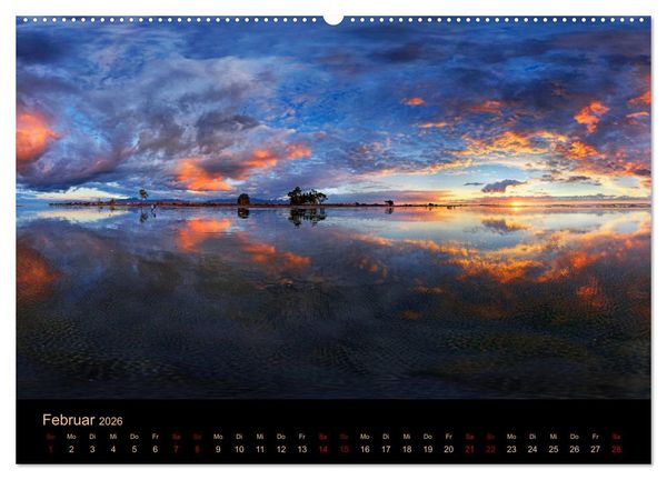 Produktbild: S&uuml;dseetraum Neuseeland (hochwertiger Premium Wandkalender 2026 DIN A2 quer), Kunstdruck in Hochglanz