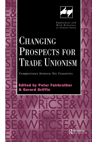 Produktbild: Changing Prospects for Trade Unionism