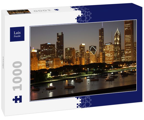 Produktbild: Lais Puzzle Chicago 1000 Teile