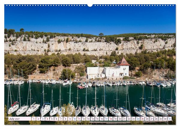 Produktbild: C&ocirc;te d'Azur Highlights on the French Mediterranean Coast (High Quality Premium Wall Calendar 2027 DIN A2 landscape),CALVENDO 12 Month Wall Calendar