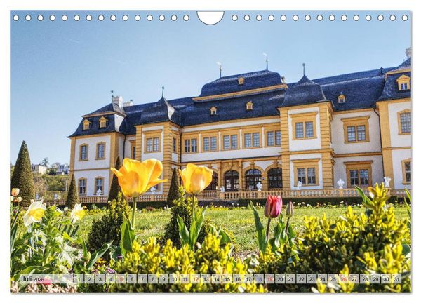 Produktbild: W&uuml;rzburg und Veitsh&ouml;chheim - romantische Rokoko St&auml;dte am Main (Wandkalender 2026 DIN A4 quer), CALVENDO Monatskalender