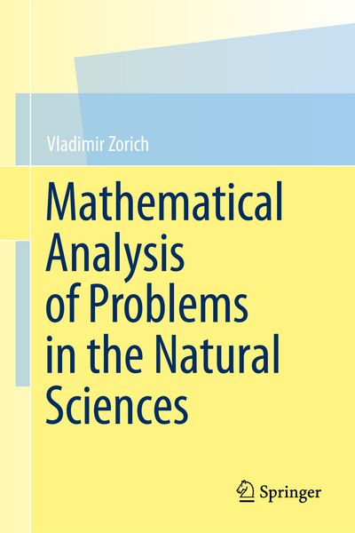 Produktbild: Mathematical Analysis of Problems in the Natural Sciences