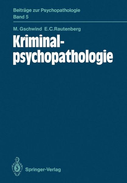 Produktbild: Kriminalpsychopathologie