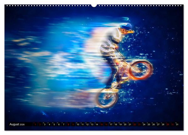 Produktbild: BMX Universum (hochwertiger Premium Wandkalender 2026 DIN A2 quer), Kunstdruck in Hochglanz