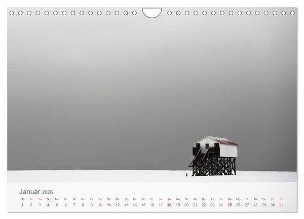 Produktbild: St. Peter-Ording durch die Jahreszeiten (Wandkalender 2026 DIN A4 quer), CALVENDO Monatskalender