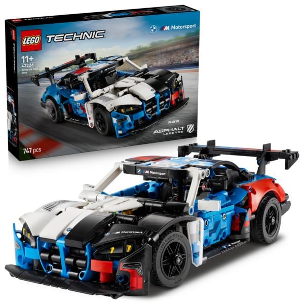 LEGO Technic BMW M4 GT3 EVO Rennwagen (42226); Bauset; Modell mit Lenkung und Motor