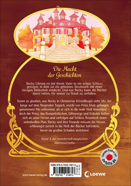 Produktbild: Das Bücherschloss (Band 4) - Ein verhängnisvoller Pakt