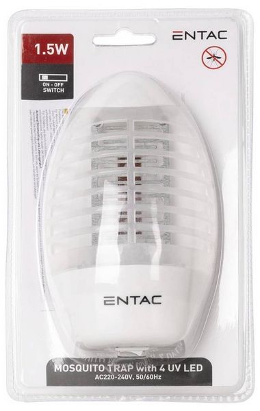 Produktbild: ENTAC ECL-INS-AC Insektenvertreiber UV-Licht 1.5W Wei&szlig; 1St.
