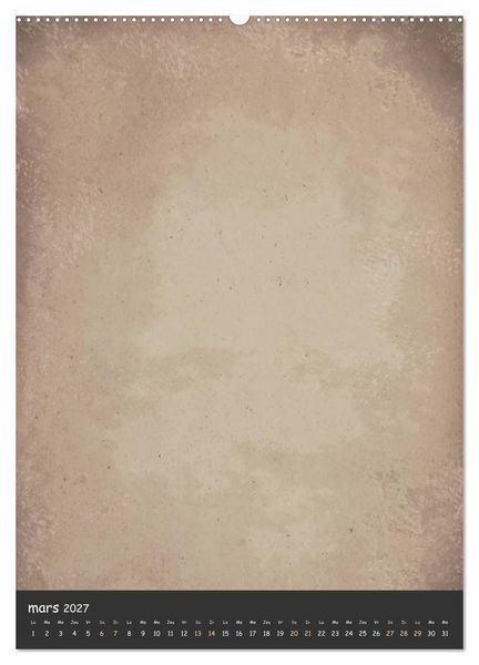 Produktbild: Calendrier Craft Vintage DIY (Calendrier mural haut de gamme 2027 DIN A2 horizontal), CALVENDO calendrier mensuel