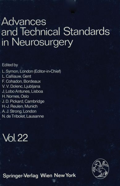 Produktbild: Advances and Technical Standards in Neurosurgery