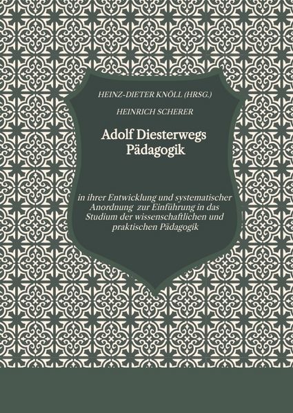 Produktbild: Adolf Diesterwegs P&auml;dagogik