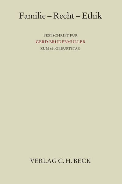 Produktbild: Familie - Recht - Ethik