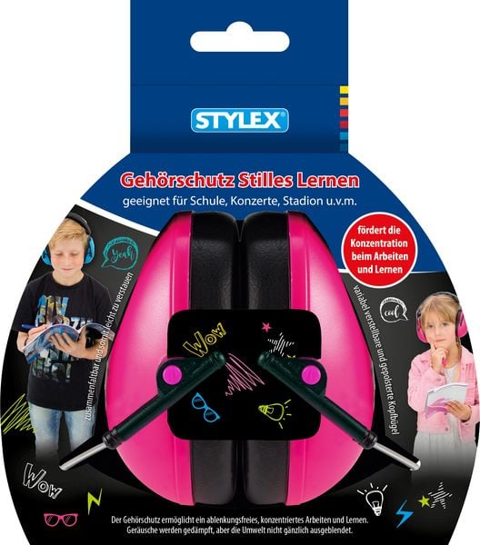Produktbild: Gehörschutz, Stilles Lernen, pink