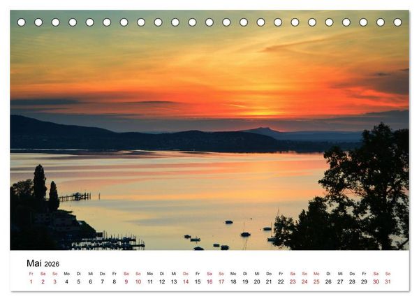 Produktbild: SCHW&Auml;BISCH-BADISCHE LANDSCHAFTEN (Tischkalender 2026 DIN A5 quer), CALVENDO Monatskalender