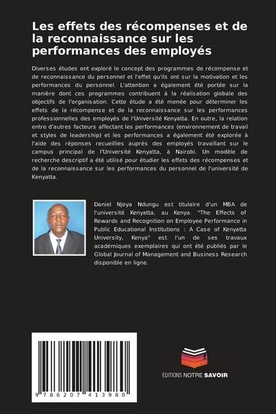 Produktbild: Les effets des r&eacute;compenses et de la reconnaissance sur les performances des employ&eacute;s