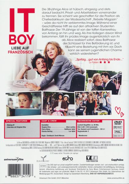 Produktbild: It Boy - Liebe auf franz&ouml;sisch
