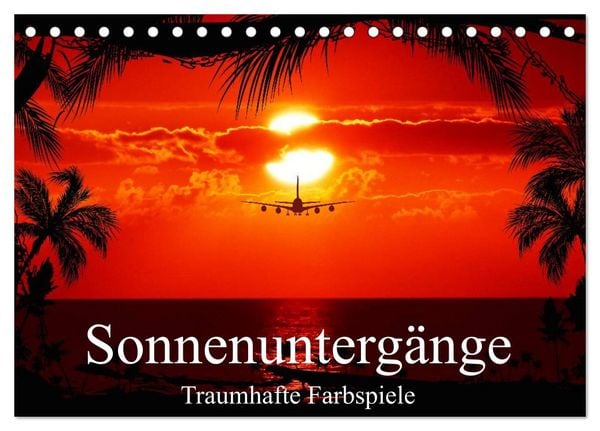 Produktbild: Sonnenunterg&auml;nge &bull; Traumhafte Farbspiele (Tischkalender 2026 DIN A5 quer), CALVENDO Monatskalender