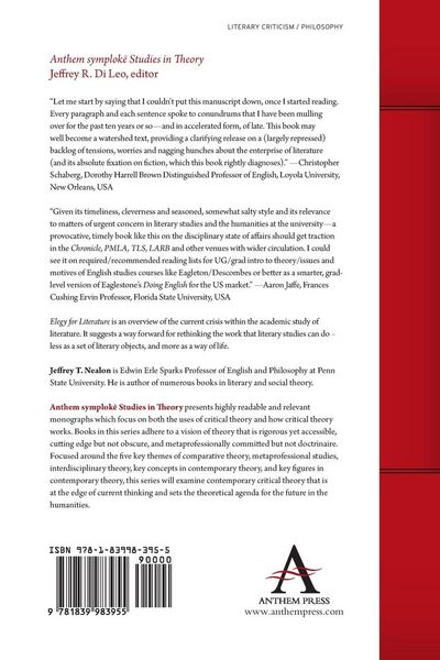 Produktbild: Elegy for Literature