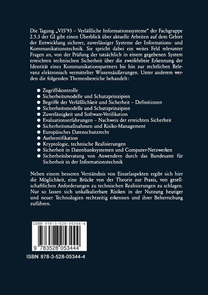 Produktbild: Verl&auml;&szlig;liche Informationssysteme