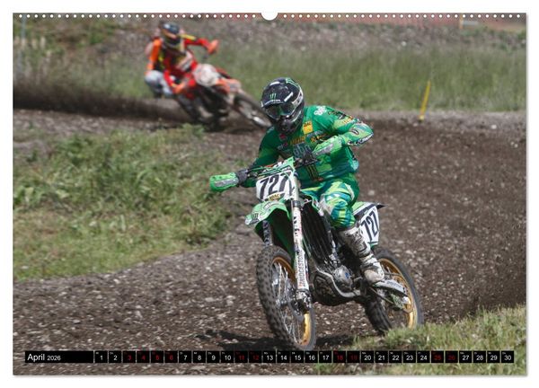 Produktbild: Moto Cross (hochwertiger Premium Wandkalender 2026 DIN A2 quer), Kunstdruck in Hochglanz