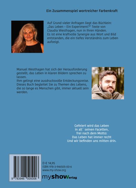 Produktbild: Das Leben - Ein Experiment?