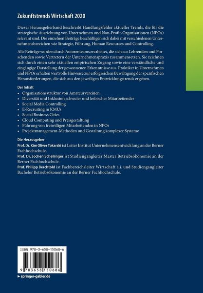 Produktbild: Zukunftstrends Wirtschaft 2020