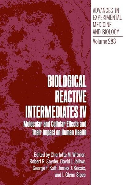 Produktbild: Biological Reactive Intermediates IV