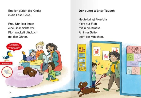 Produktbild: Leserabe 1. Lesestufe - Schulgeschichten mit Hund Floh