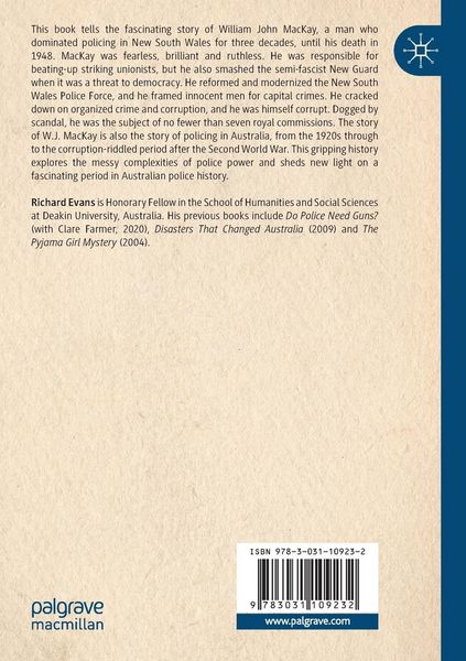Produktbild: W.J. MacKay and the NSW Police, 1910&ndash;1948