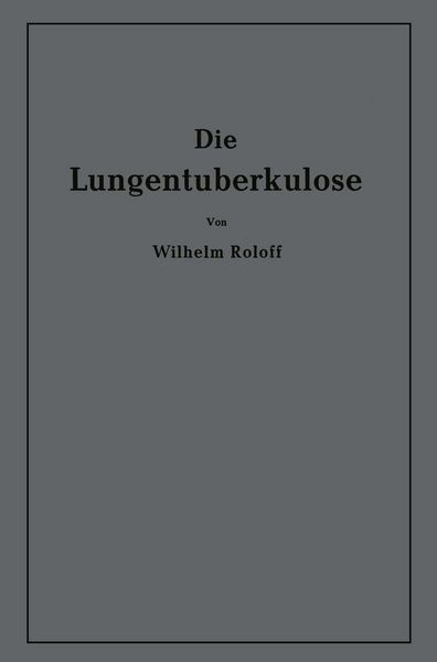 Produktbild: Die Lungentuberkulose