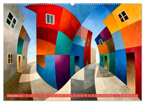 Produktbild: Das Paradies der tanzenden H&auml;user (Wandkalender 2027 DIN A2 quer), CALVENDO Monatskalender