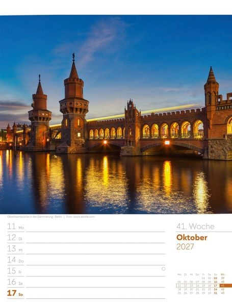 Produktbild: Malerisches Deutschland Wochenplaner Kalender 2027