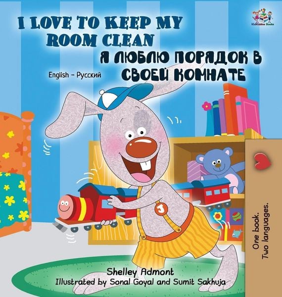 Produktbild: I Love to Keep My Room Clean (English Russian Bilingual Book)